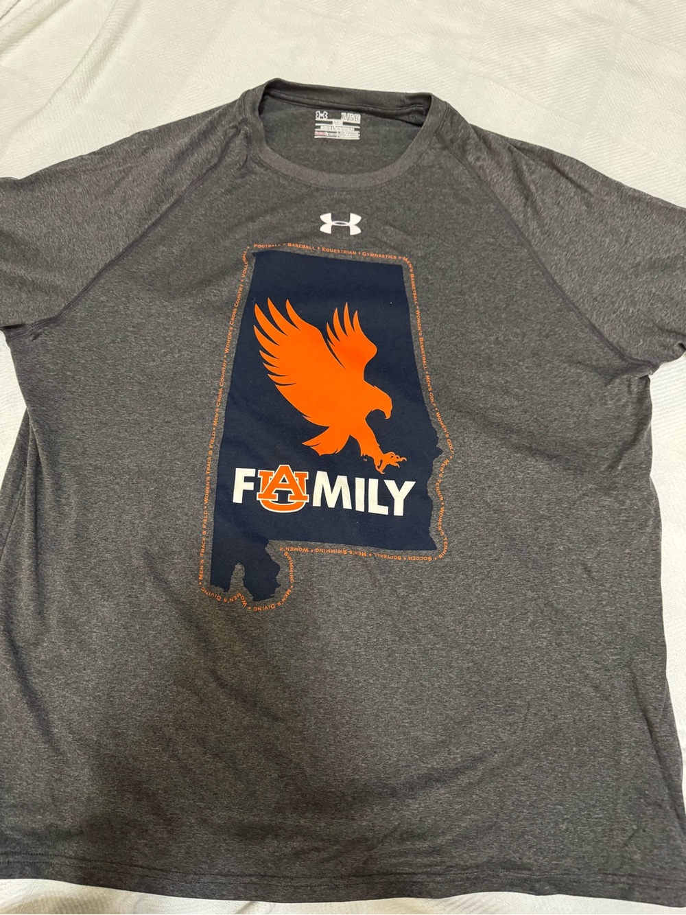 Under Armour HeatGear Gray Athletic Tee